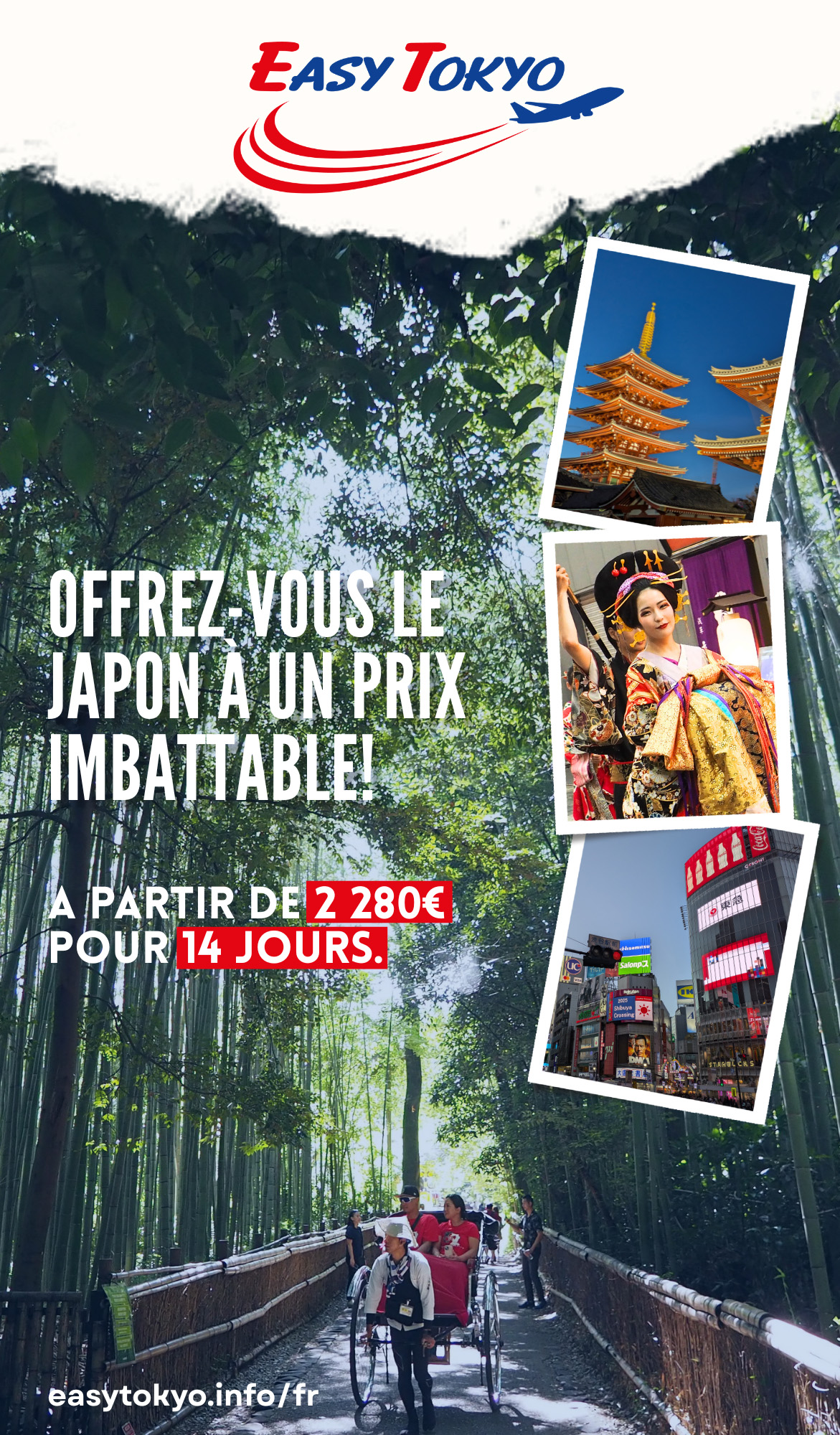 Publicité Easy Tokyo publiée dans le guide de voyage Petit Futé